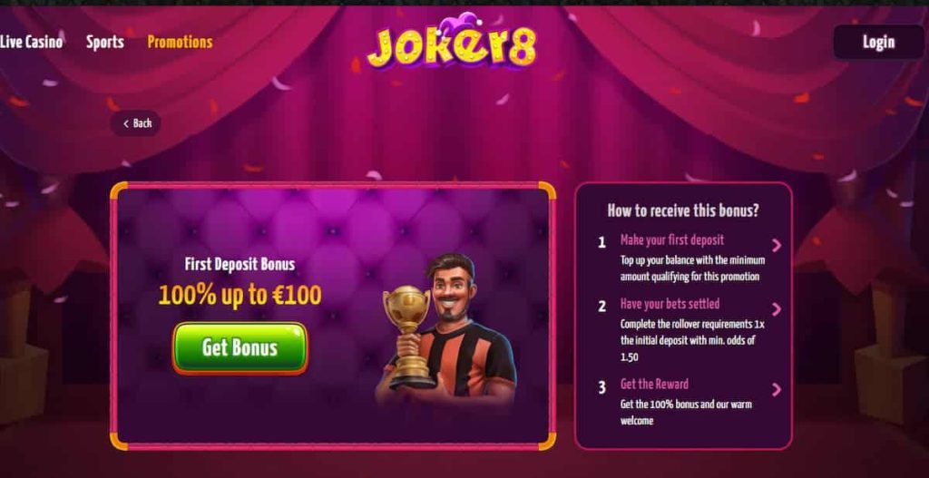 Joker8 Promotion fuer Sport
